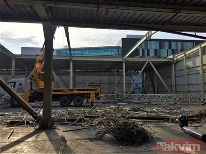 Bir devir kapanıyor! Atatürk Havalimanı’nda yıkım başladı