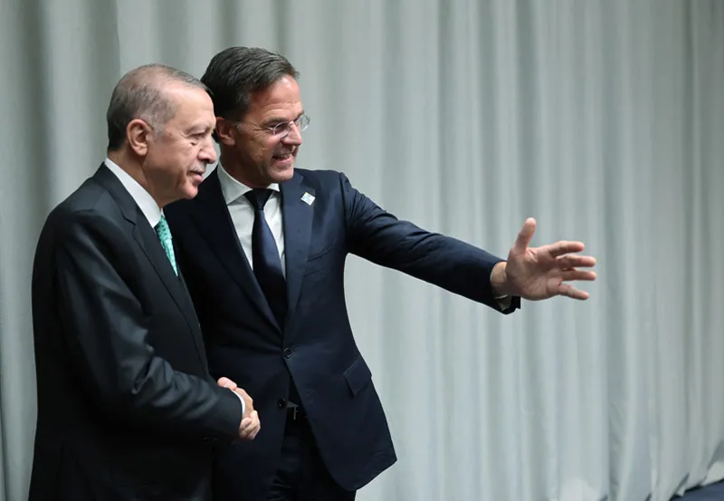 Başkan Erdoğan ve Rutte (Takvim Foto Arşiv)