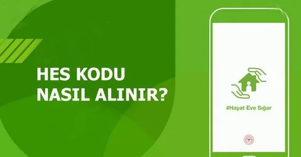 HES kodu telefonla nasıl alınır? SMS ile Hayat Eve Sığar HES kodu alma ekranı!