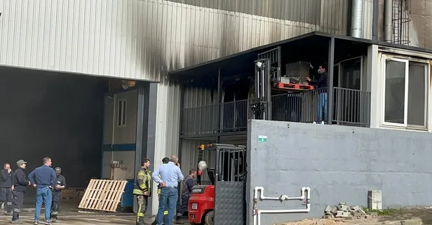 Kocaeli'nde fabrika yangını