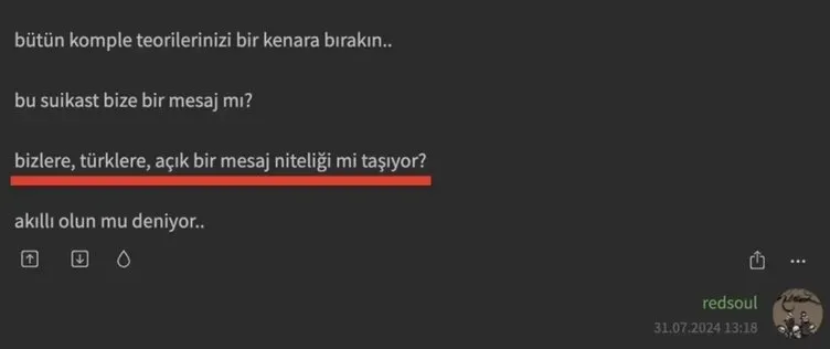 Lağım çukuru Ekşi Sözlük yine iş başında! Hamas Lideri Haniye suikastı üzerinden Türkiye'yi hedef aldılar: Bugün İran’a bomba atan yarın Külliye’ye atar-11