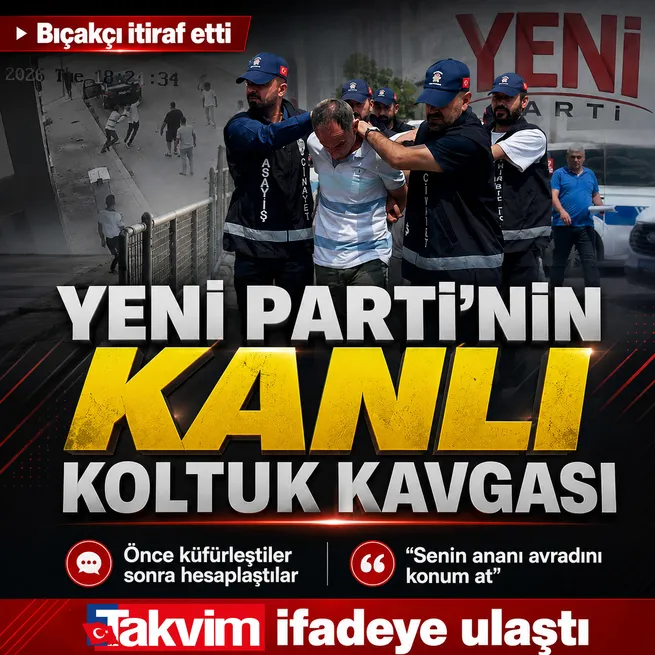 Yeni Parti’deki atama krizi kanlı bitti: Vekil Melih Meriçi bıçaklayan Seydi Ahmet Keleşin ifadesi ortaya çıktı