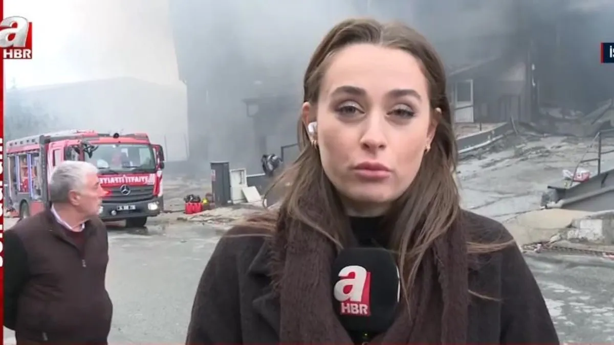 Yanan fabrikada çökme riski!