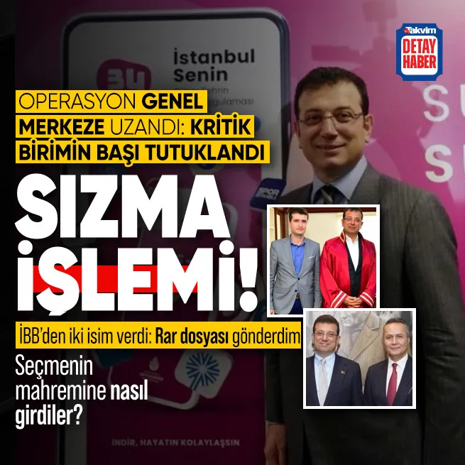 İBBye bir operasyon daha! İBB Hanem üzerinden veriler sızdırıldı! CHP Bilgi İşlem Sorumlusu Orhan Gazi Erdoğana tutuklandı: İki ismi işaret etti