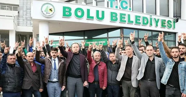 Ülkücülerden CHP'li meclis üyesine protesto