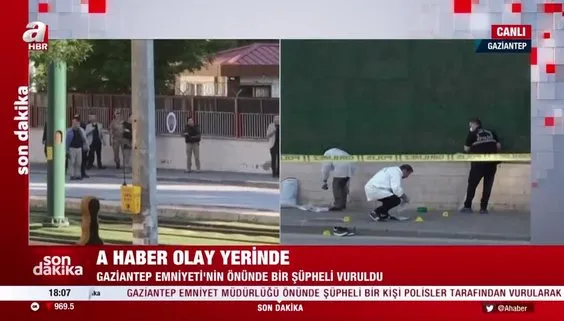 Gaziantep Emniyeti önünde hareketli anlar! A Haber son durumu bölgeden aktardı