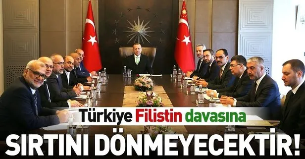 Başkan Erdoğan: Türkiye Filistin’e sırtını dönmeyecek