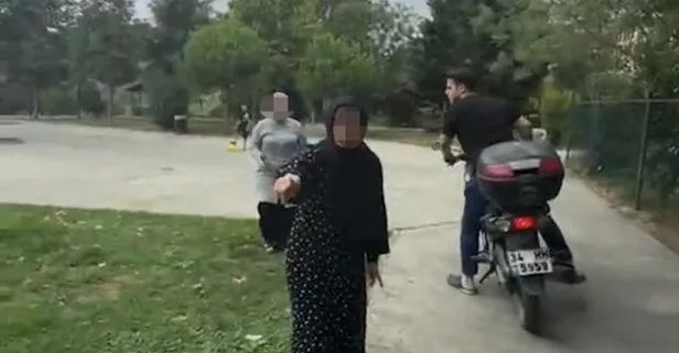 Paw Guards’ın yöneticisi Burak Arslan’dan Kağıthane’de yeni provokasyon! Başörtülü kadınlara parmak salladı tehdit etti