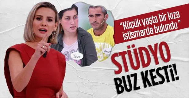 Stüdyo buz kesti! Küçük yaşta bir kıza istismarda bulundu