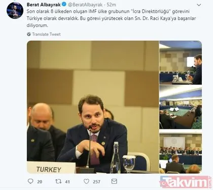 Bakan Albayrak: Görevi Türkiye olarak devraldık