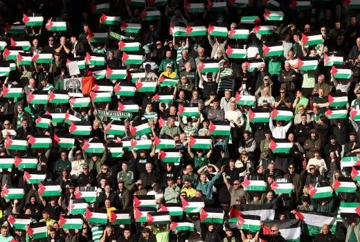 Celtic taraftarından Filistin kararı!