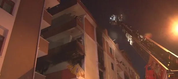 Maltepe’de korkutan yangın!