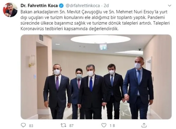 Sağlık Bakanı Fahrettin Koca az önce açıkladı! Kritik toplantıda...-1