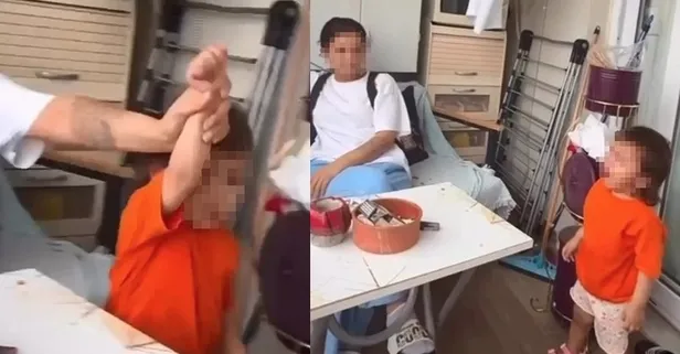 Sosyal medya bu görüntüleri konuşuyor! Çocuğunu "İstemiyorum" diyerek itti: İnceleme başlatıldı