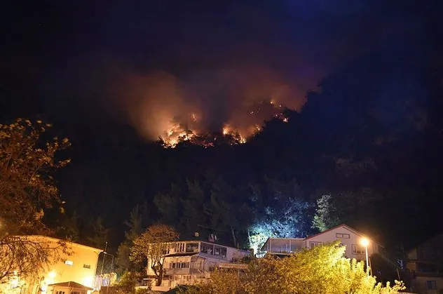 Bartın'da korkutan orman yangını!