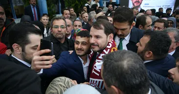 Hazine ve Maliye Bakanı Berat Albayraka Trabzonda yoğun ilgi