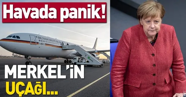 Merkel’in uçağı Köln’e acil iniş yaptı