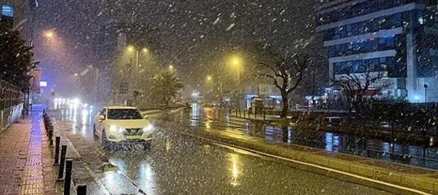 İstanbul’da kar yağışı