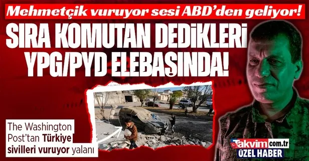 Türkiye vuruyor sesi ABD’den geliyor! ABD’li The Washington Post’tan Türkiye sivilleri vuruyor yalanı