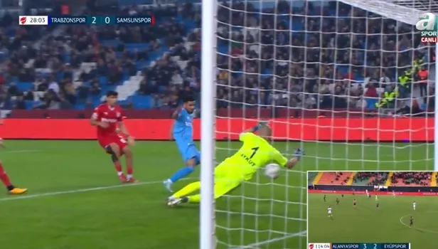 GOL | Trabzonspor 2-0 Samsunspor ⚽ DK:28 - Gol: Naci Ünüvar