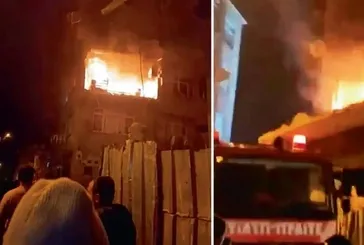 Kağıthane’de bir dairede patlama meydana geldi!