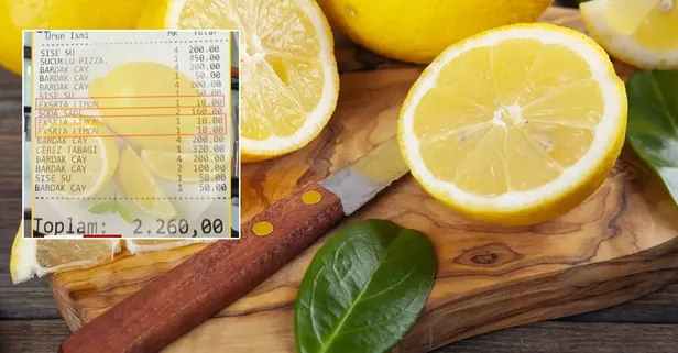 İstanbul'da 1 dilim limona 10 TL yazan işletmeye ceza yağdı