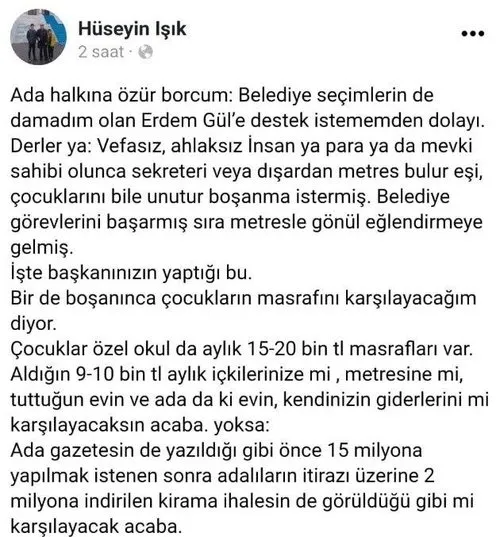 CHP’li Adalar Belediye Başkanı Erdem Gül’ün metres skandalına tepkiler çığ gibi! #CHP’deMetresSkandalı