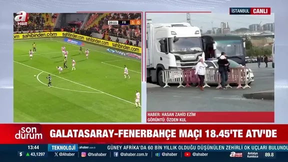 Galatasaray - Fenerbahçe maçı 18.45'te ATV'de
