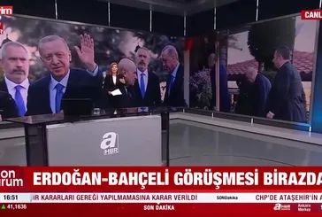 Başkan Erdoğan ve Bahçeli bir araya geldi