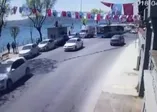 Sarıyer'de halk otobüsü 4 aracı biçti