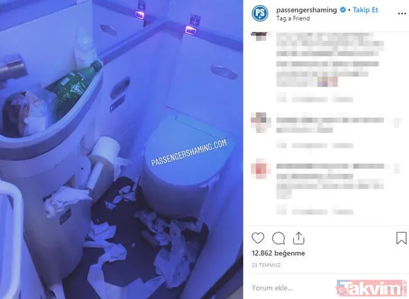 Uçakta öyle bir şey yaptı ki... Uçakta utandıran yolcular ve olaylar - 34