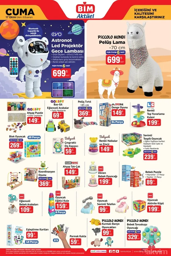 BİM 17 Ekim 2025 kataloğu yayımlandı: Bu hafta ev elektroniği ve bebek ürünlerinde indirim - 6