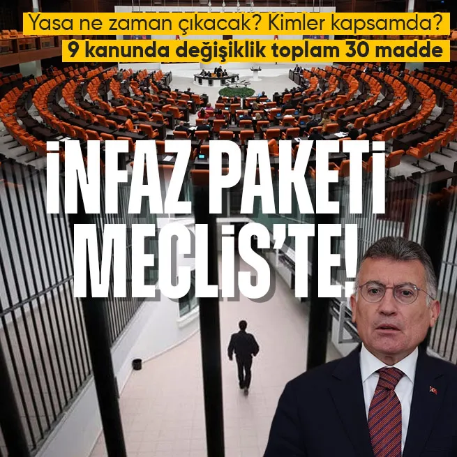 AK Parti infaz paketini TBMMye sundu! Ne zaman yasalaşacak? Kimler kapsamda?