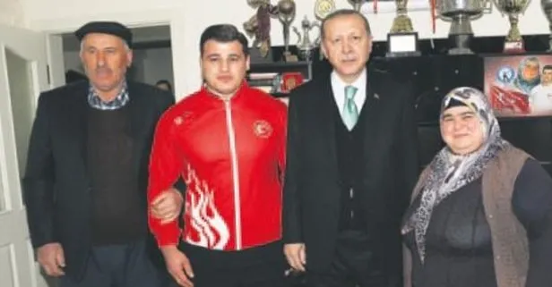 Erdoğan’dan şampiyona ziyaret