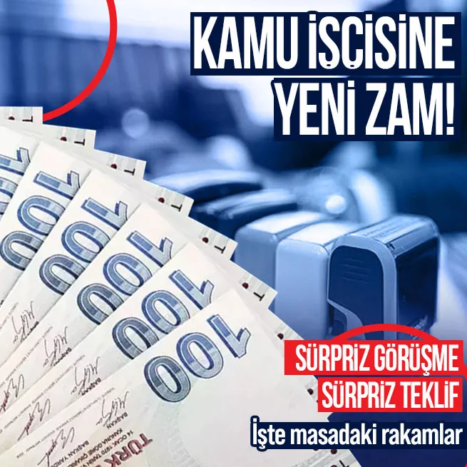 Son dakika: Kamu işçisine yeni zam teklifi! Masadaki rakam ne? İşte 6 aylık periyotlarda oranlar