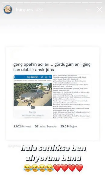 1656529486334.jpg Başarılı işlere imza atan Burcu Esmersoy çok duygulandı! İlanda gördüğü aracın...-8