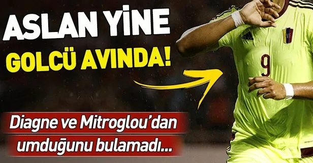 Diagne ve Mitroglou’dan umduğunu bulamayan Galatasaray’da hedefte Salomon Rondon var
