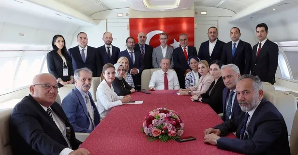 Başkan Erdoğan'dan KKTC dönüşü 'doğal gaz gemisi' müjdesi: "Adeta bir üs gibi" | Miçotakis'e "Dendias'a haddini bildir" uyarısı