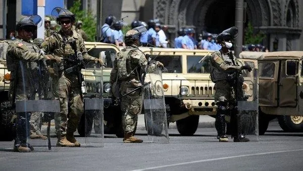 SON DAKİKA ABD BAŞKANLIK SEÇİMİ: ABD'de başkanlık seçimi sonrası korkutucu iddia! Ulusal Muhafız sokağa indi-4