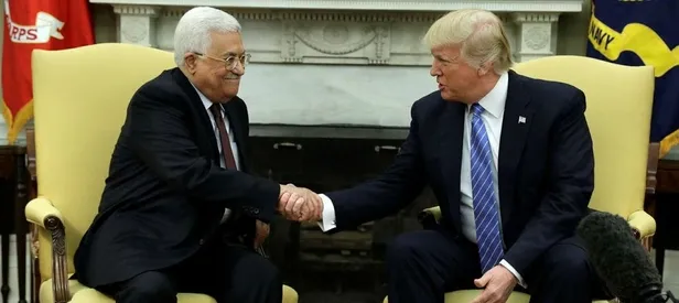 Trump ve Abbas'tan ortak basın toplantısı