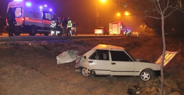 Yoğun sis kazaya neden oldu: 1 ölü, 2 yaralı
