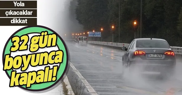 Bolu Dağı Tüneli Ankara yönü 32 gün boyunca ulaşıma kapanacak