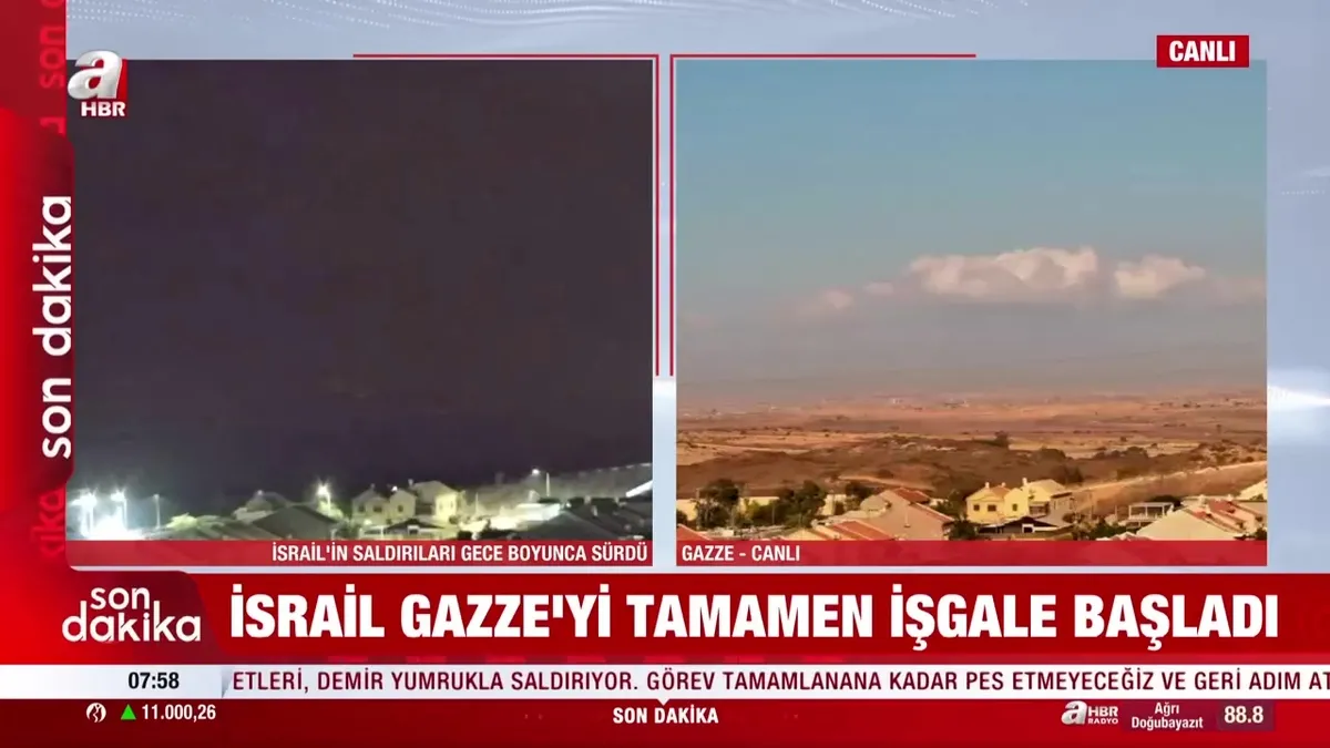 İsrail Gazze'de kara saldırısına başladı!