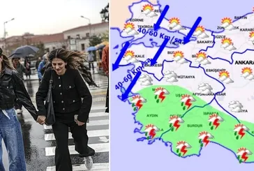 Fırtına sonrası kuvvetli sağanak geliyor! Meteoroloji haritayı yayınladı! Mayıs ayında havalar ısınacak mı?