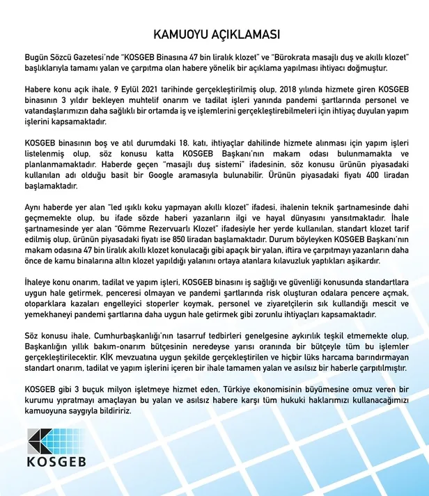 CHP yandaşı Sözcü'nün KOSGEB yalanı elinde patladı: Foseptiği, klozeti bırakın gazetecilik yapın!-3