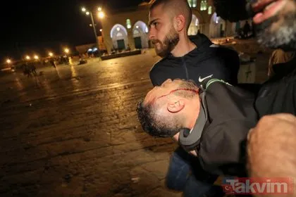 Kudüs’te İsrail terörü! Masumlara saldırdı zalimlikte sınır tanımadı