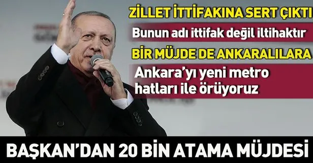 Son dakika... Cumhurbaşkanı Erdoğan’dan Ankara’da önemli açıklamalar