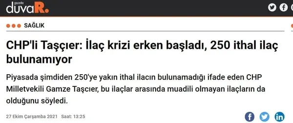 Türkiye İlaç ve Tıbbi Cihaz Kurumu'ndan CHP'nin çamur medyasındaki ilaç yalanına yanıt!-3