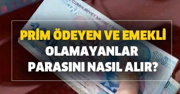 Prim ödeyen ve emekli olamayanlar parasını nasıl alır?