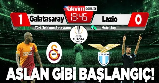Galatasaray 1-0 Lazio | MAÇ SONUCU